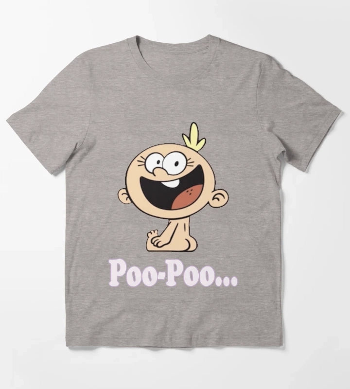 Loud House Lily Loud T-Shirt Heather Grey