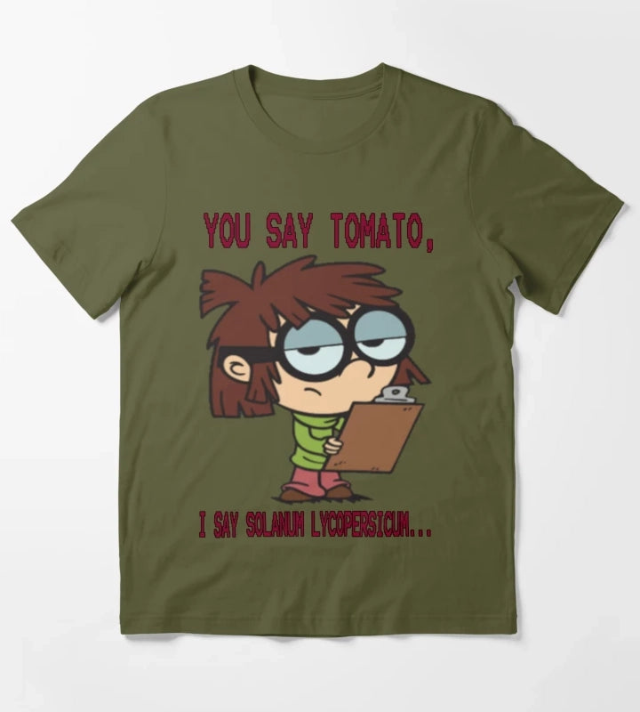 Loud House Lisa Loud T-Shirt Olive Green