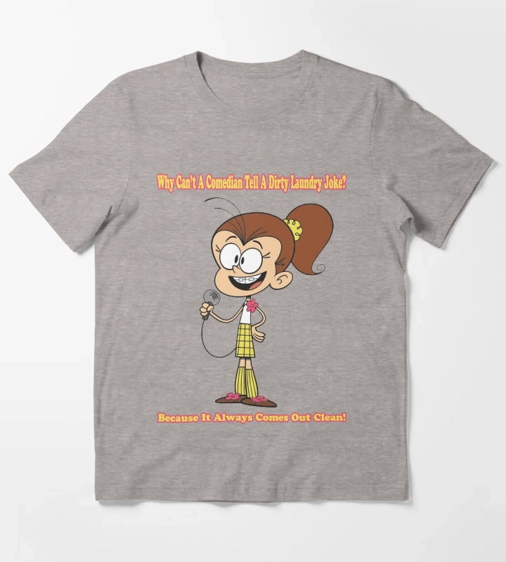 Loud House Luan Loud T-Shirt Heather Grey
