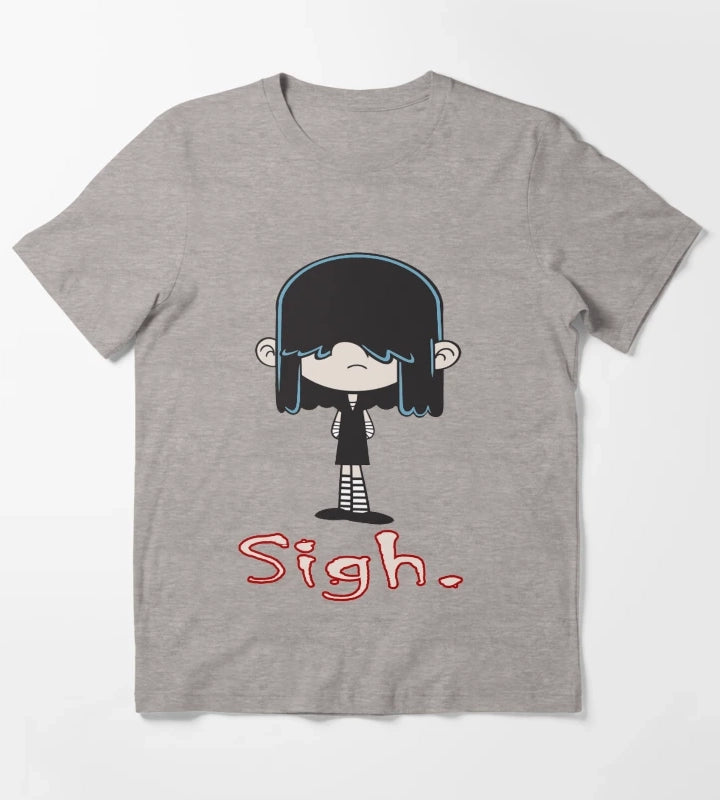 Loud House Lucy Loud T-Shirt Heather Grey