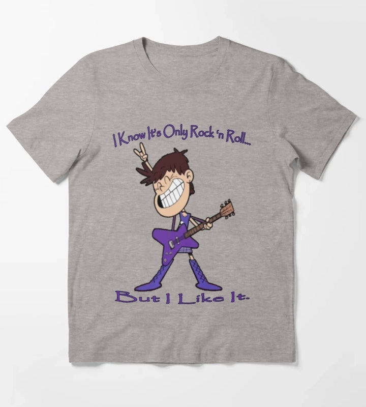 Loud House Luna Loud T-Shirt Heather Grey
