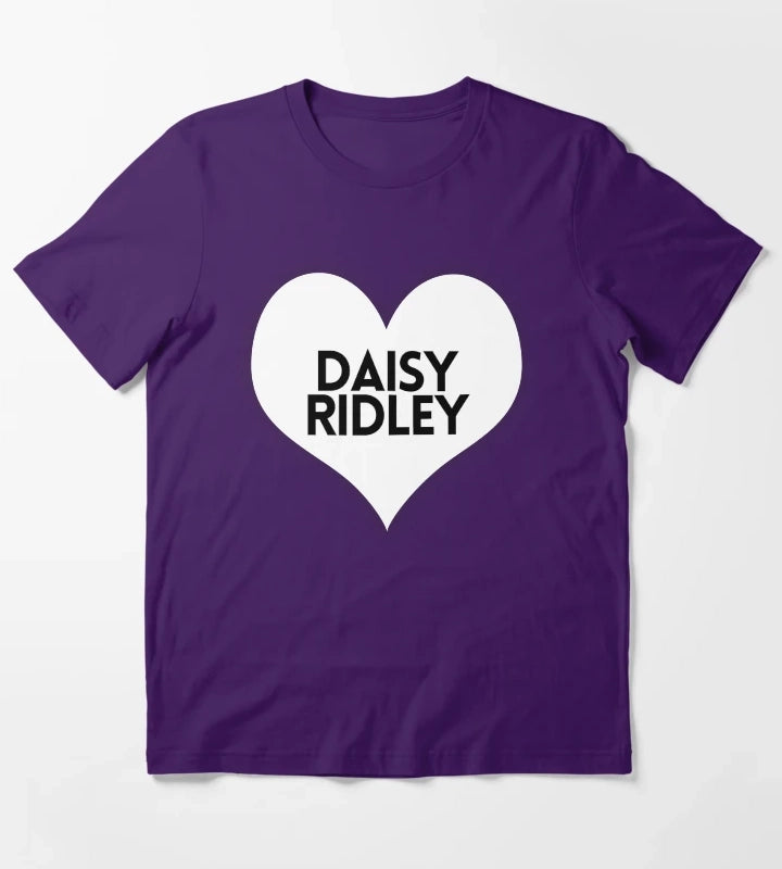 Love Daisy Ridley T-Shirt Purple