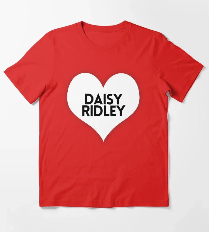 Love Daisy Ridley T-Shirt Red