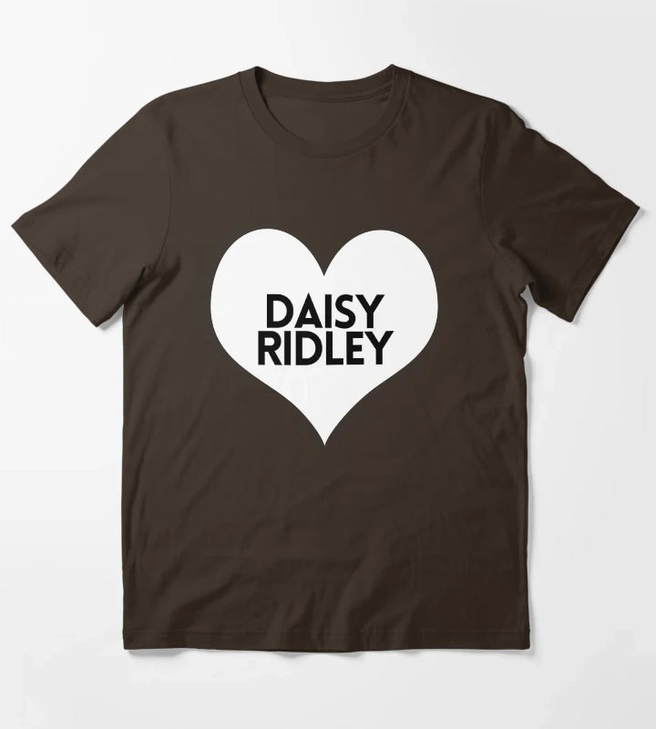 Love Daisy Ridley T-Shirt Brown