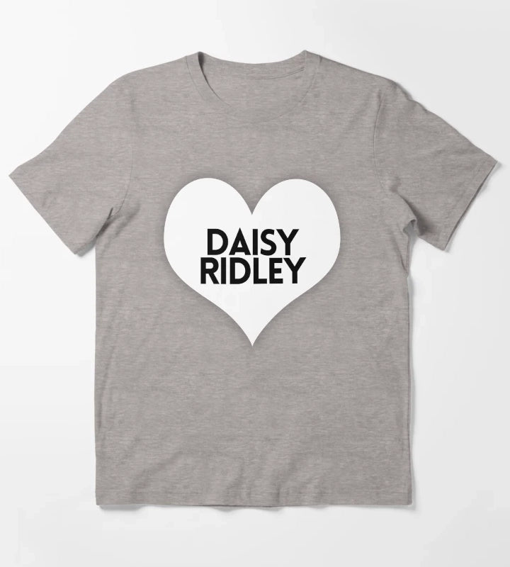 Love Daisy Ridley T-Shirt Heather Grey