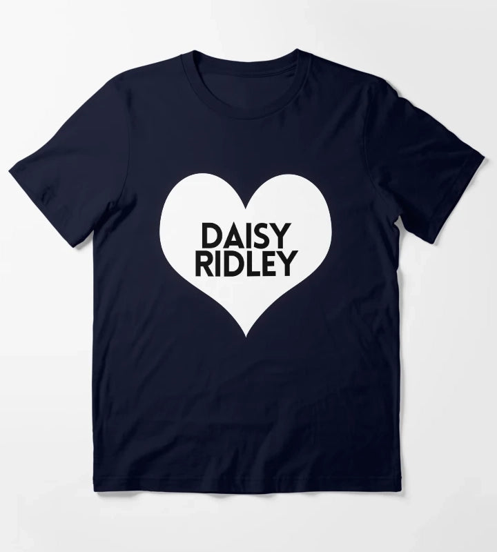 Love Daisy Ridley T-Shirt Navy