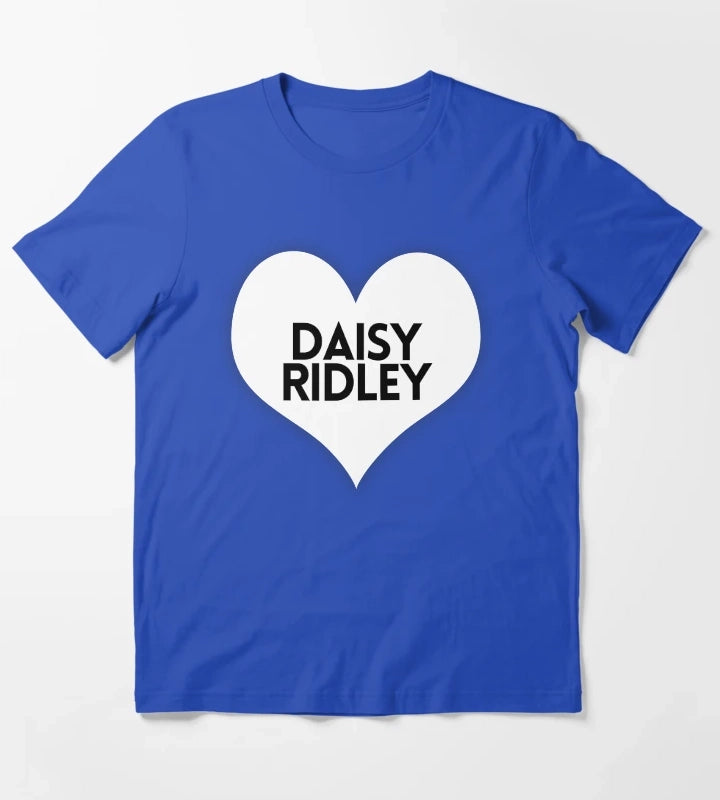 Love Daisy Ridley T-Shirt Blue