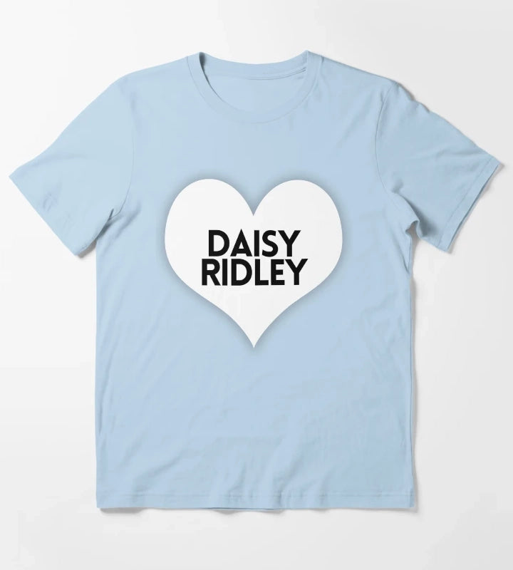 Love Daisy Ridley T-Shirt Sky Blue