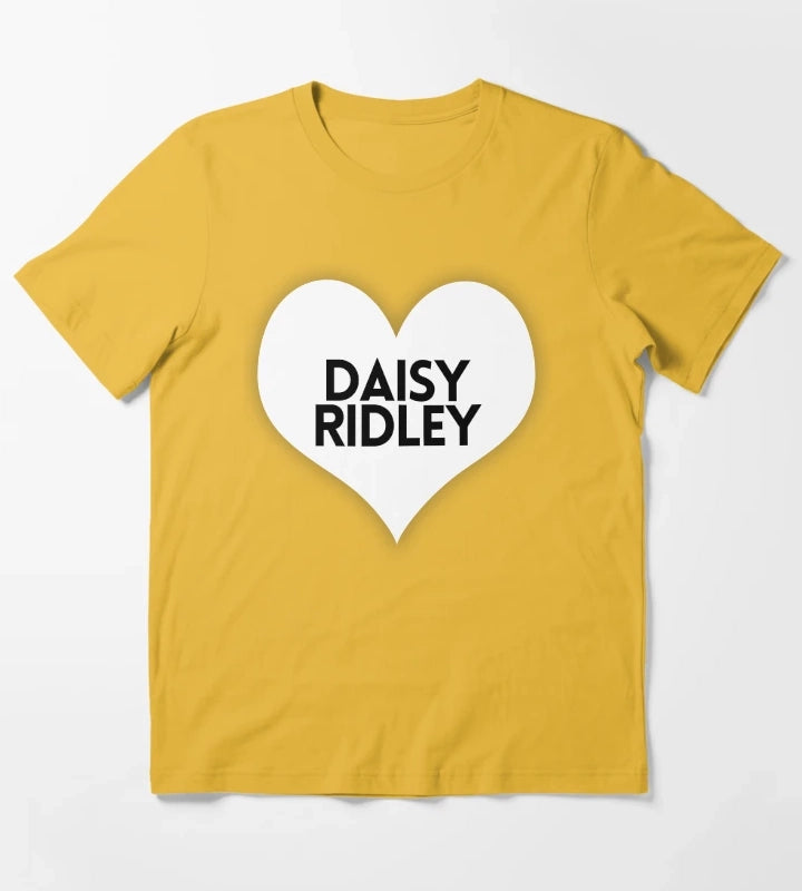 Love Daisy Ridley T-Shirt Yellow