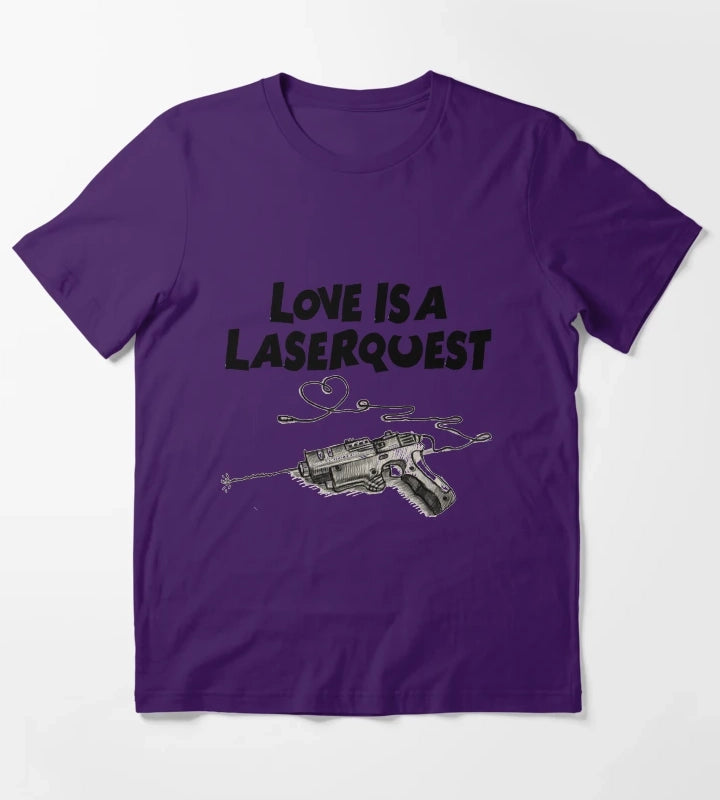 Love is a Laserquest T-Shirt Purple