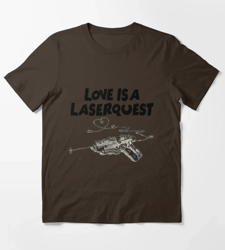 Love is a Laserquest T-Shirt Brown