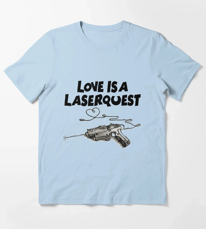 Love is a Laserquest T-Shirt Sky Blue