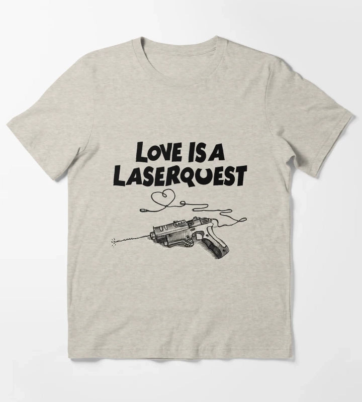 Love is a Laserquest T-Shirt Cream