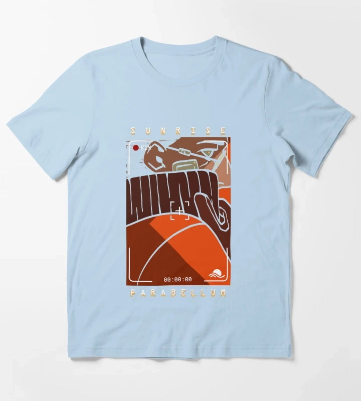 Lover Gifts Disco Gameplay Elysium Gift For Movie Fans T-Shirt Sky Blue