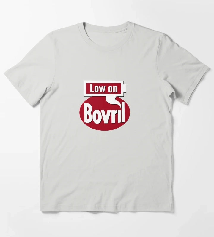 Low on Bovril T-Shirt Light Grey