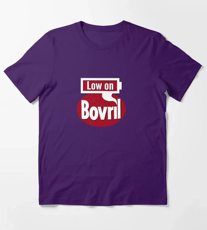 Low on Bovril T-Shirt Purple
