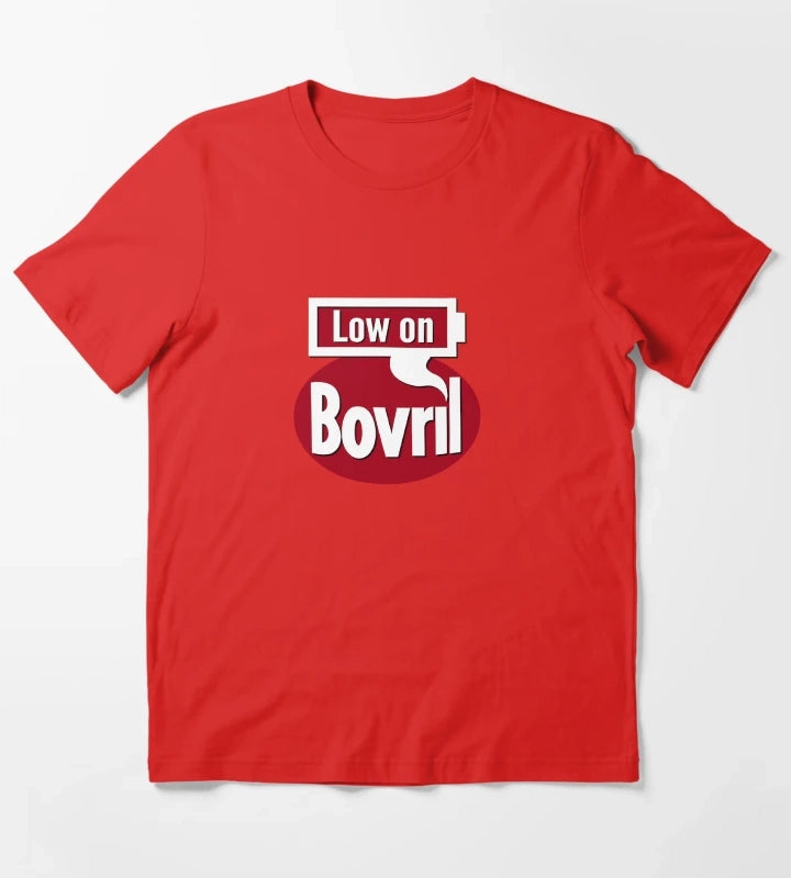 Low on Bovril T-Shirt Red