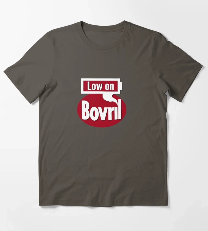 Low on Bovril T-Shirt Dark Grey