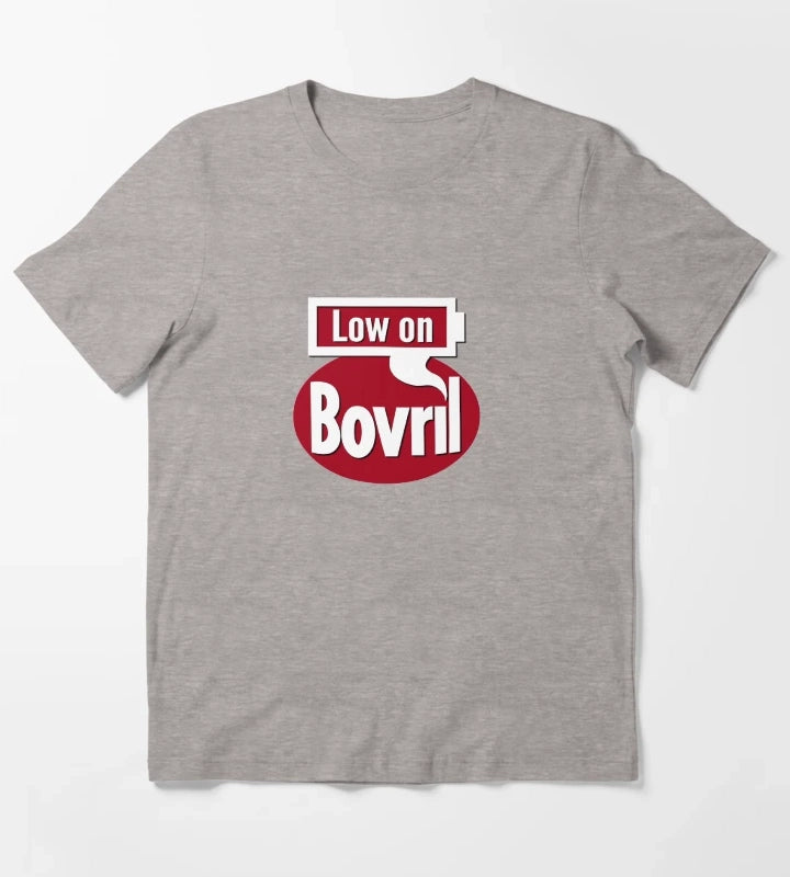 Low on Bovril T-Shirt Heather Grey