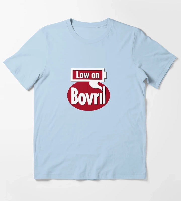 Low on Bovril T-Shirt Sky Blue