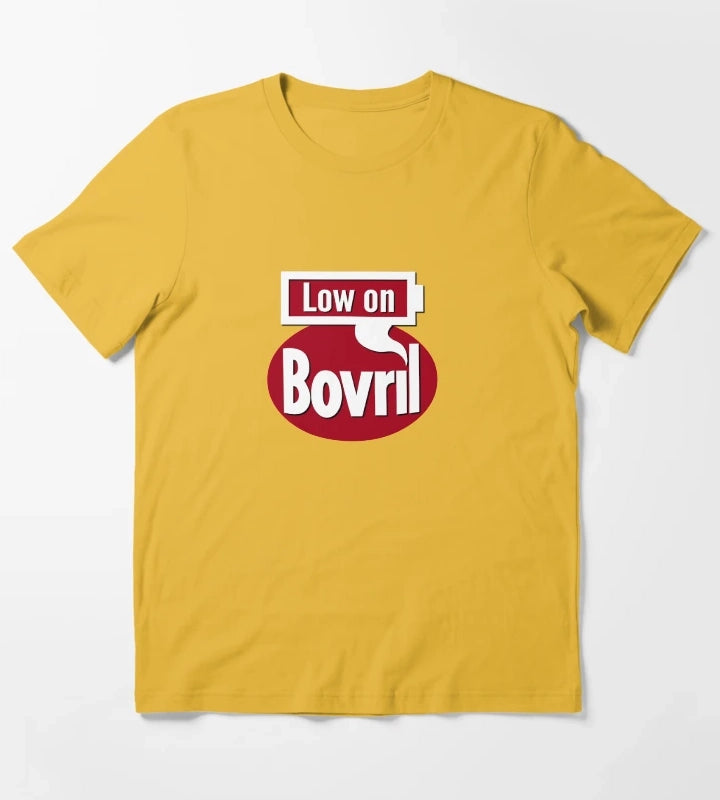Low on Bovril T-Shirt Yellow