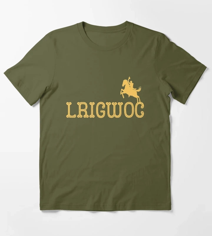Lrigwoc Reverse Cowgirl T-Shirt Olive Green