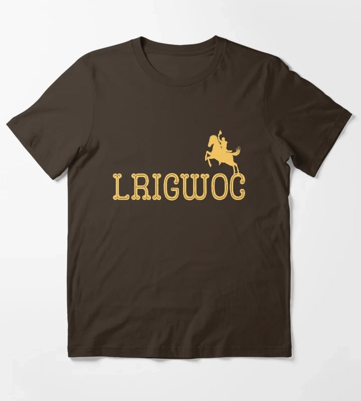 Lrigwoc Reverse Cowgirl T-Shirt Brown