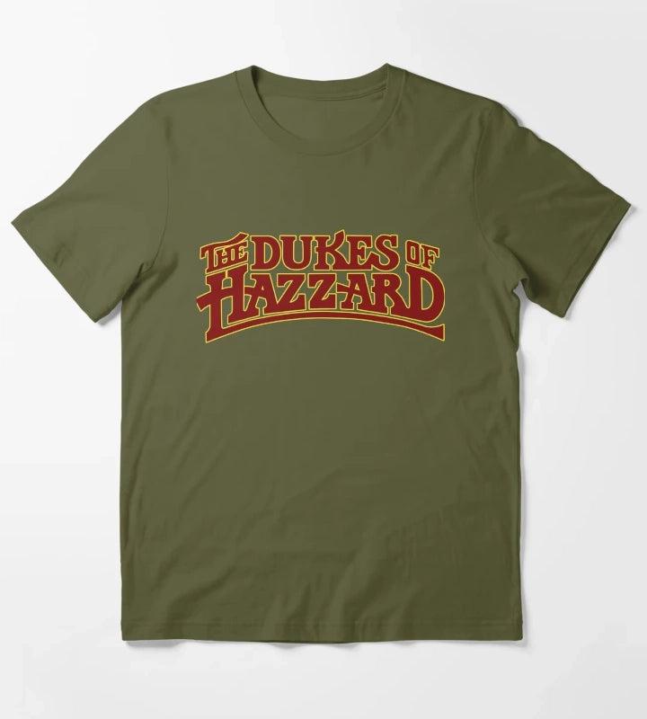 Lucky Gift The Dukes Of Hazzard Gift For Fans T-Shirt Olive Green