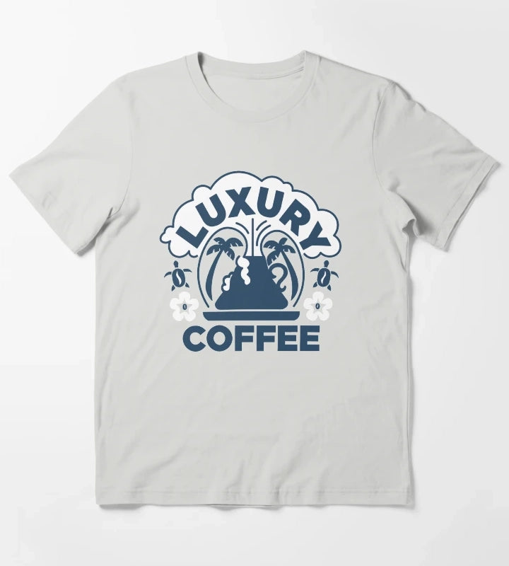 Luxury Coffee T-Shirt Light Grey