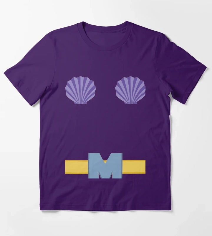 MERMAID MAN TShirt T-Shirt Purple