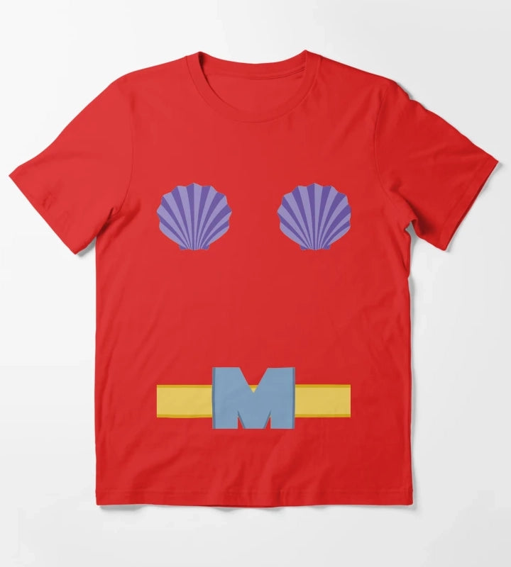 MERMAID MAN TShirt T-Shirt Red