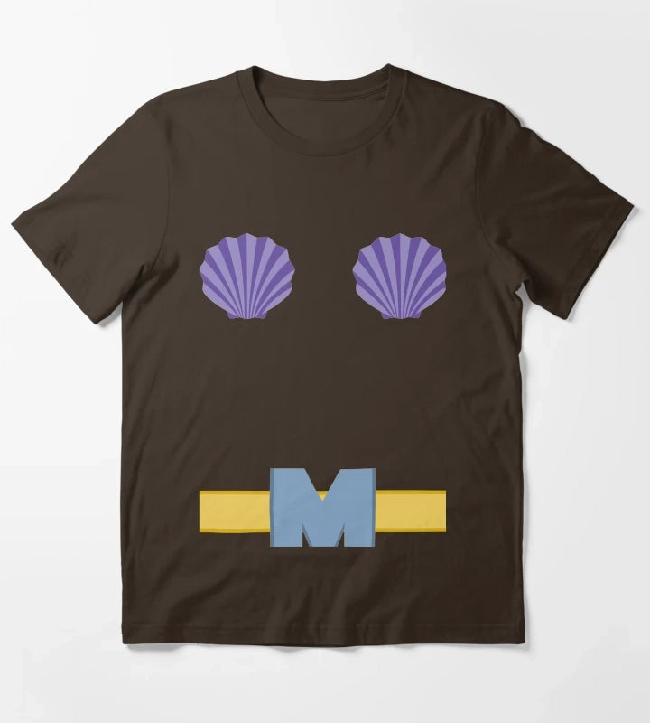 MERMAID MAN TShirt T-Shirt Brown