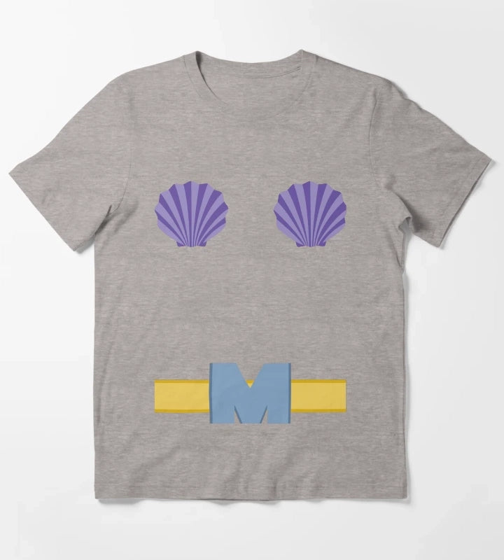 MERMAID MAN TShirt T-Shirt Heather Grey