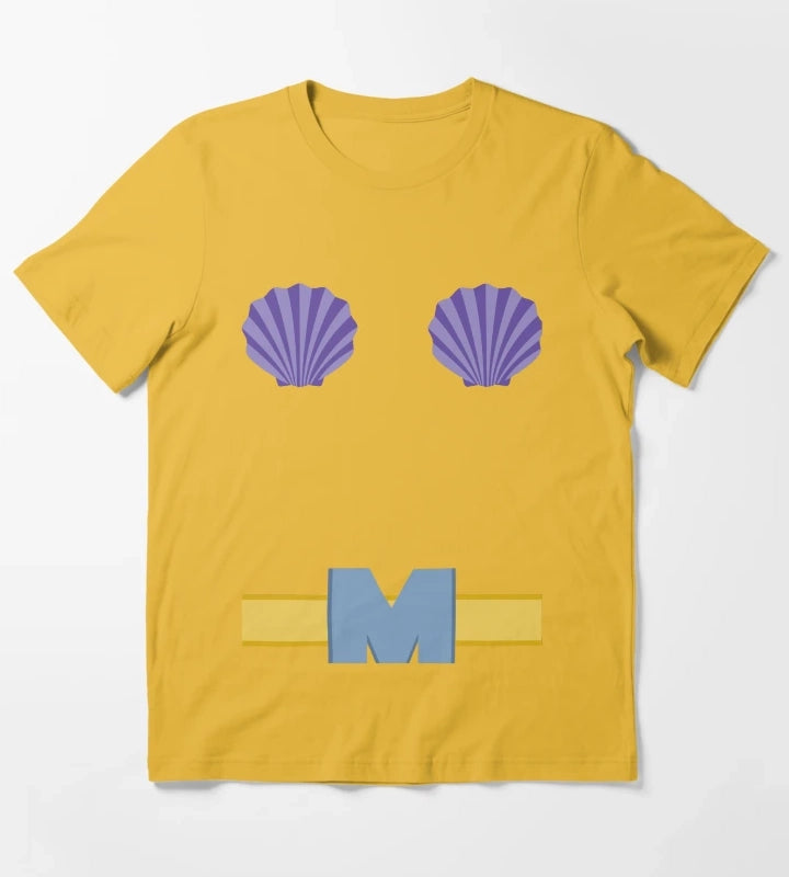 MERMAID MAN TShirt T-Shirt Yellow