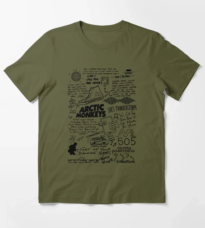 MONKEYS Monkey T-Shirt Olive Green