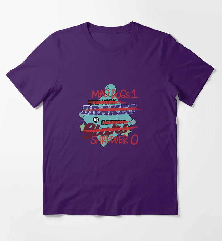 Mad Dogs 1 VS Shredder 0 T-Shirt Purple