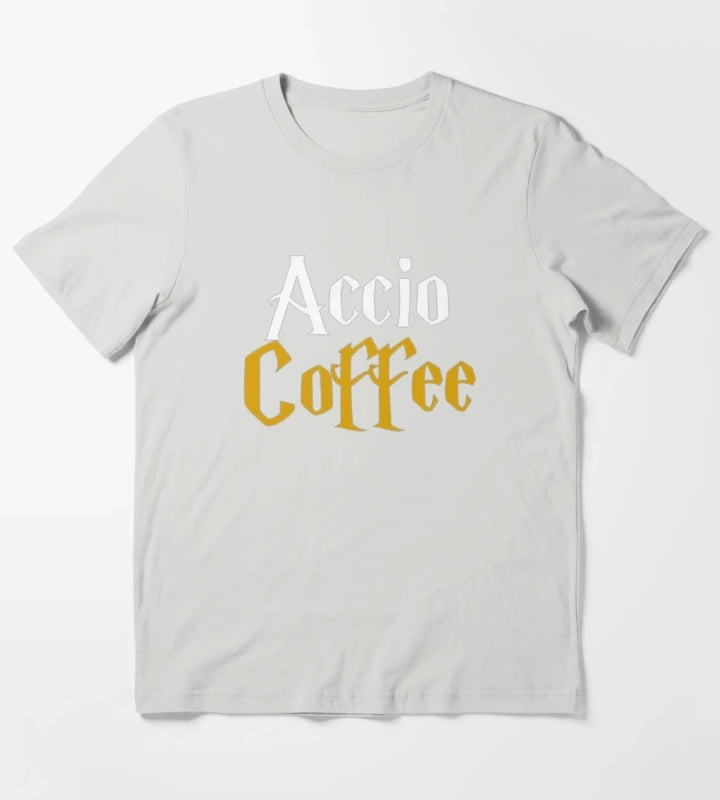 Magic Morning Coffee T-Shirt Light Grey