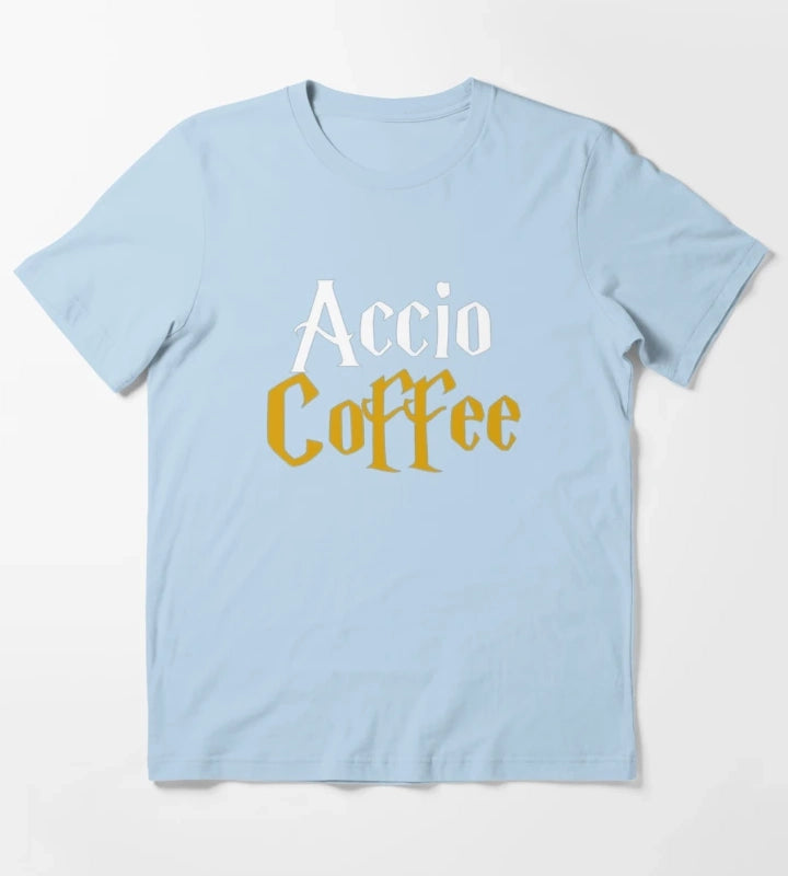 Magic Morning Coffee T-Shirt Sky Blue