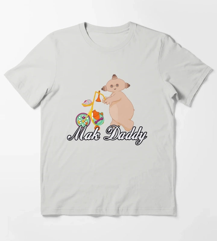 Makka Pakka Mak Daddy Fathers Gift T-Shirt Light Grey