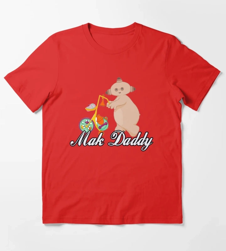 Makka Pakka Mak Daddy Fathers Gift T-Shirt Red