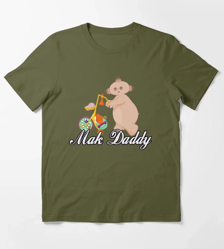 Makka Pakka Mak Daddy Fathers Gift T-Shirt Olive Green