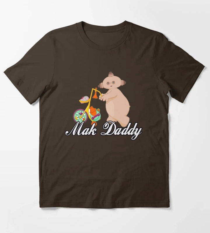 Makka Pakka Mak Daddy Fathers Gift T-Shirt Brown
