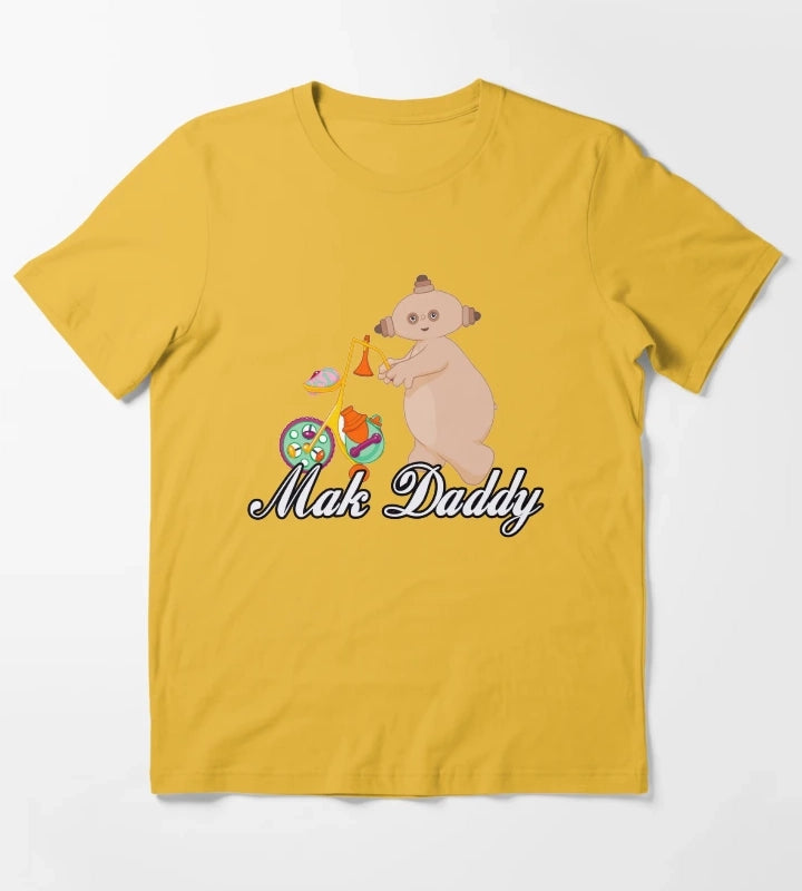 Makka Pakka Mak Daddy Fathers Gift T-Shirt Yellow