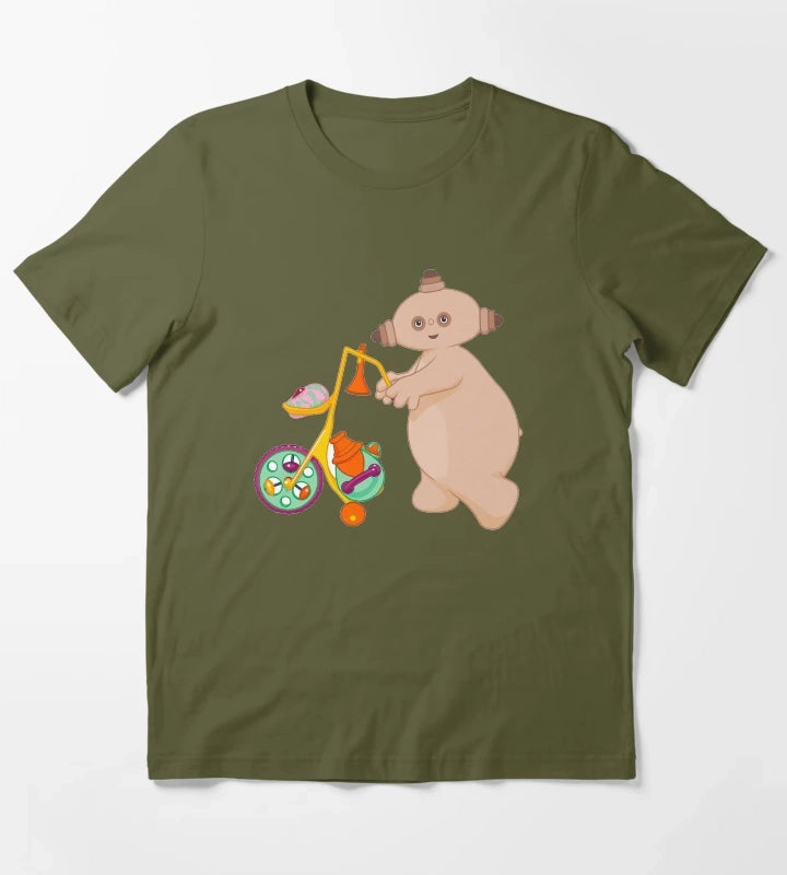Makka Pakka and Uff Uff T-Shirt Olive Green