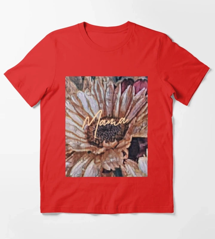 Mama Daisy T-Shirt Red
