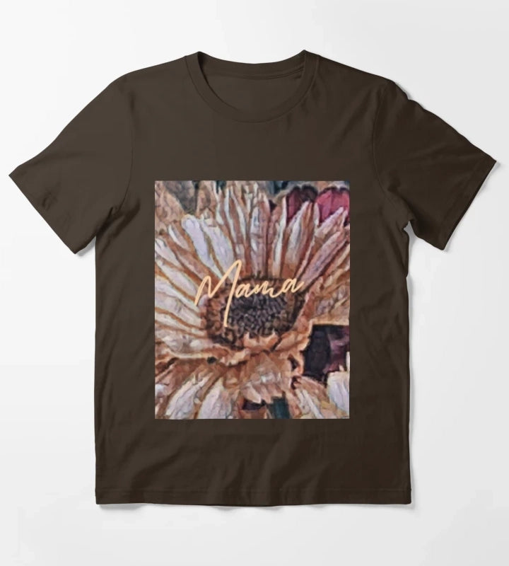 Mama Daisy T-Shirt Brown