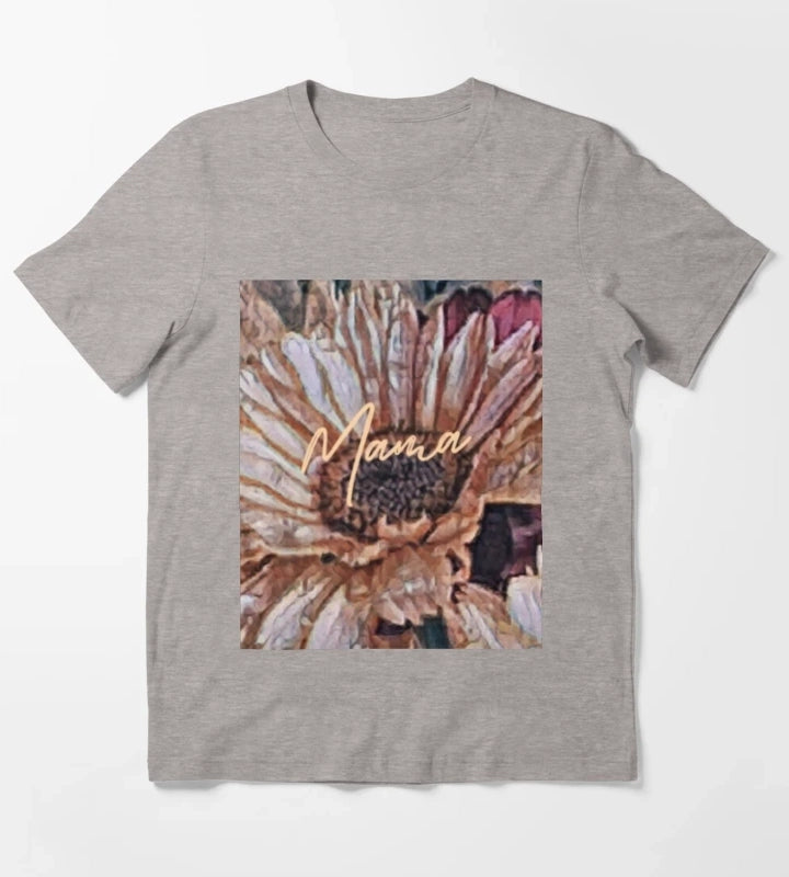 Mama Daisy T-Shirt Heather Grey
