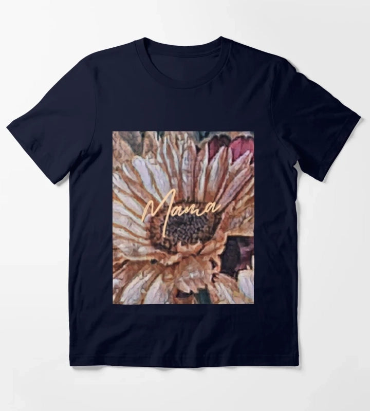 Mama Daisy T-Shirt Navy