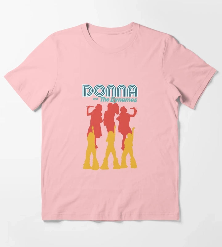 Mamma Mia Donna and the Dynamos 70s Inspired T-Shirt Dark Grey