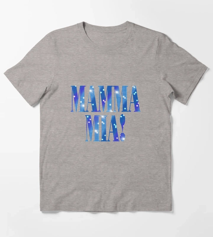 Mamma Mia T-Shirt Heather Grey
